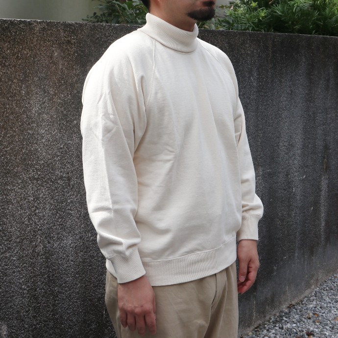 ANATOMICA SWEAT RAGLAN TURTLE NECK(아나토미카 스웨트 라글란 터틀넥)