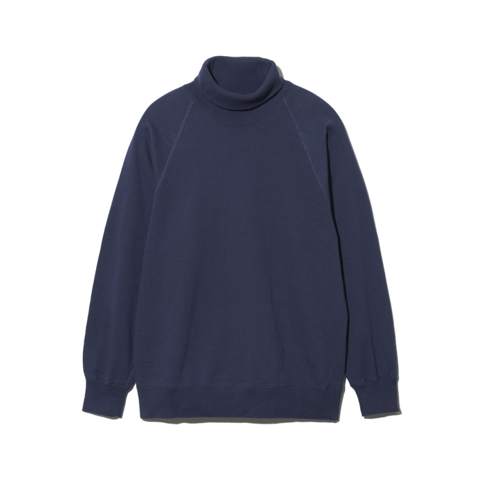 ANATOMICA SWEAT RAGLAN TURTLE NECK(아나토미카 스웨트 라글란 터틀넥 잉크 블루)