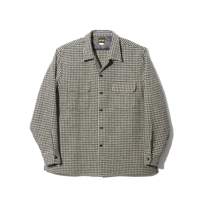 【BIGYANK】 ROGER SHIRT HOUNDSTOOTH(빅 양크 로저 셔츠 울 셔츠)