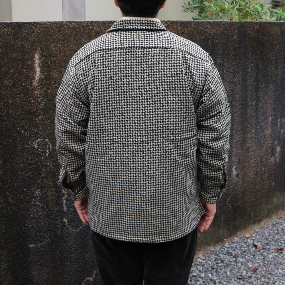 【BIGYANK】 ROGER SHIRT HOUNDSTOOTH(빅 양크 로저 셔츠 울 셔츠)