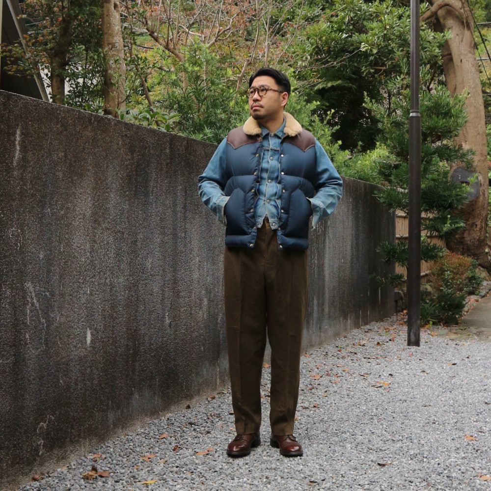 Rocky Mountain featherbed CHRISTY VEST KAMAKURA EXCLUSIVE NAVY