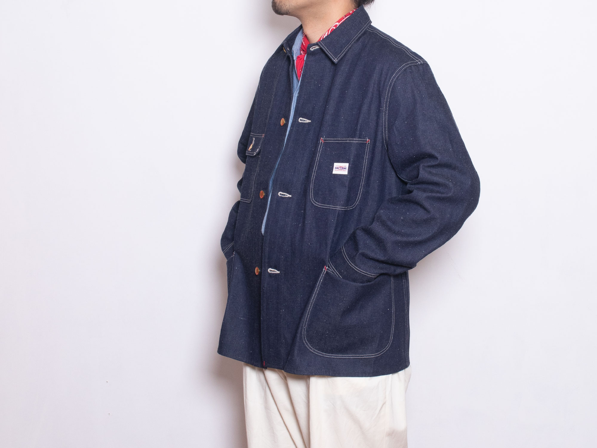 BIG YANK의 신형 데님 커버 올, 1955 COVERALL NEP DENIM.