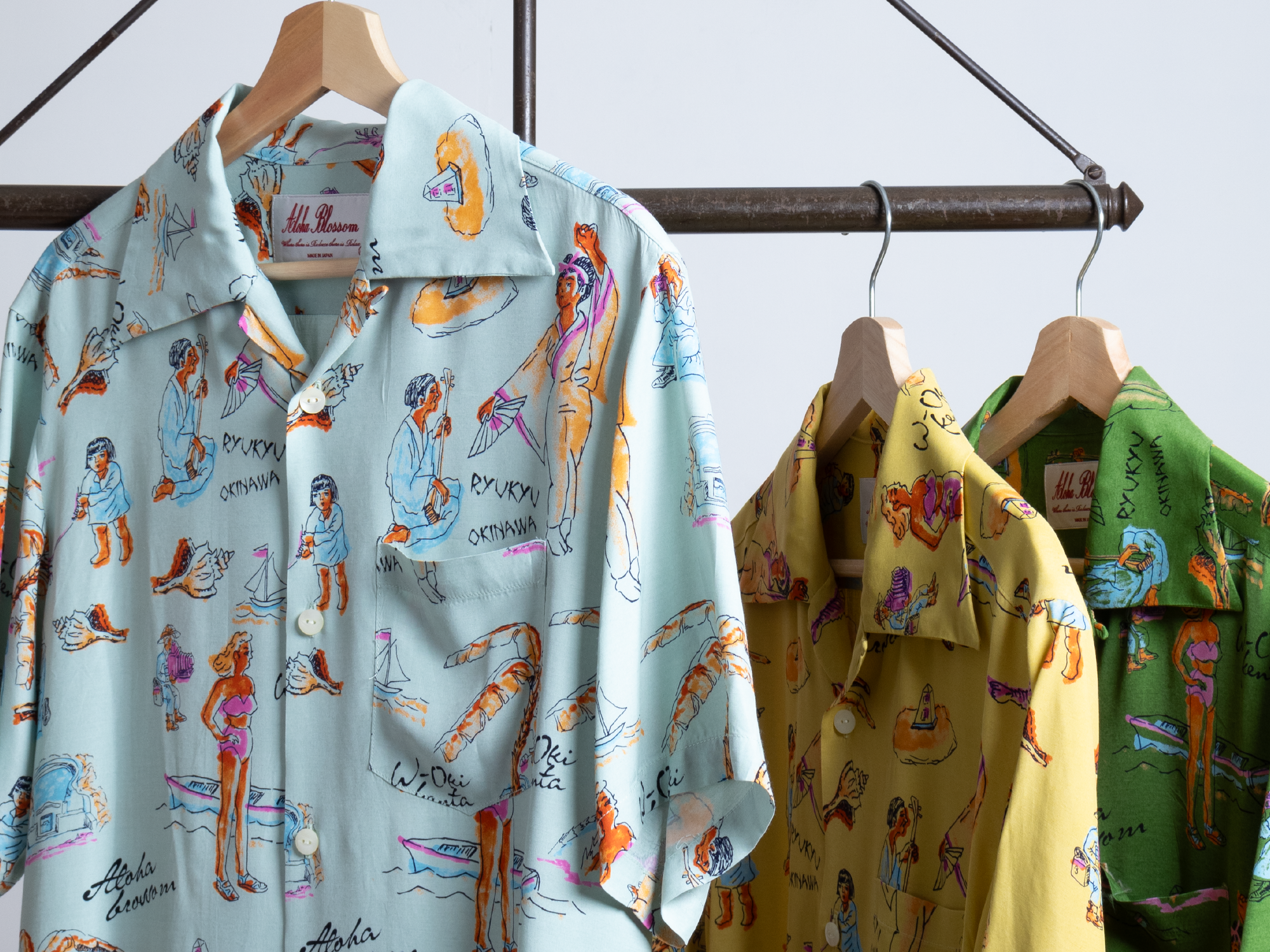 알로하 블로섬 RYUKYU SOUVENIOR SHORT SLEEVE.