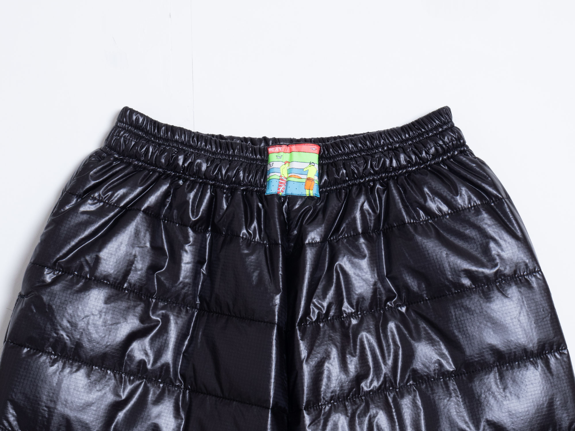 니트 다운 팬츠, WADDING PACK BEACH PANTS.