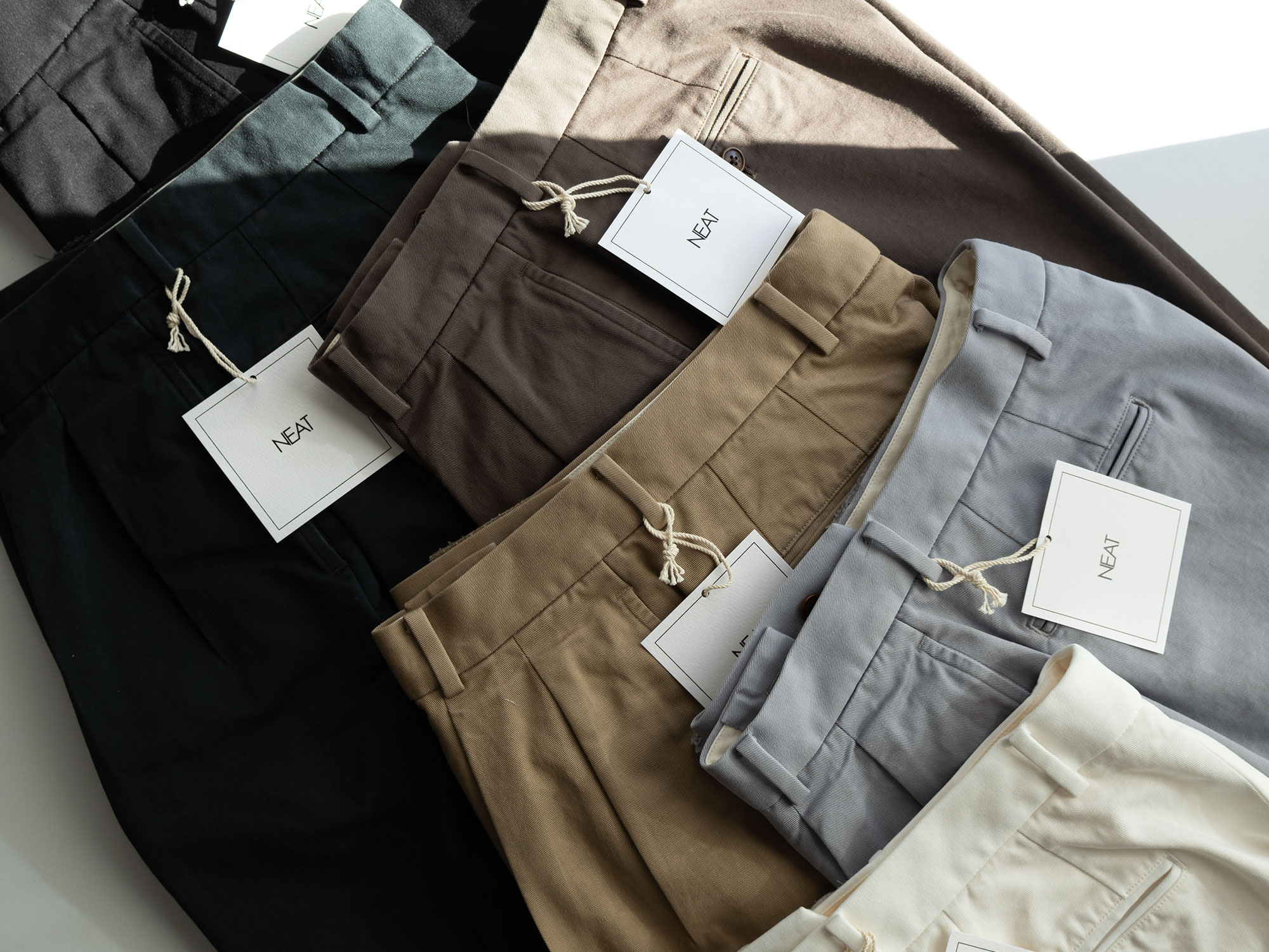 NEW ARRIVAL 2025SS NEAT CHINO.