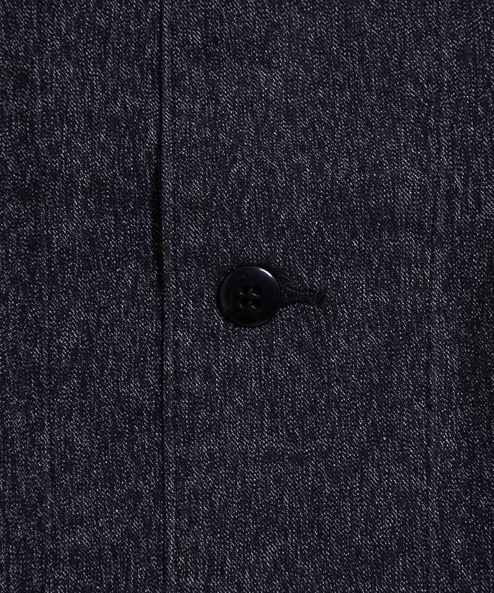 BLACK CHAMBRAY WORK JACKET