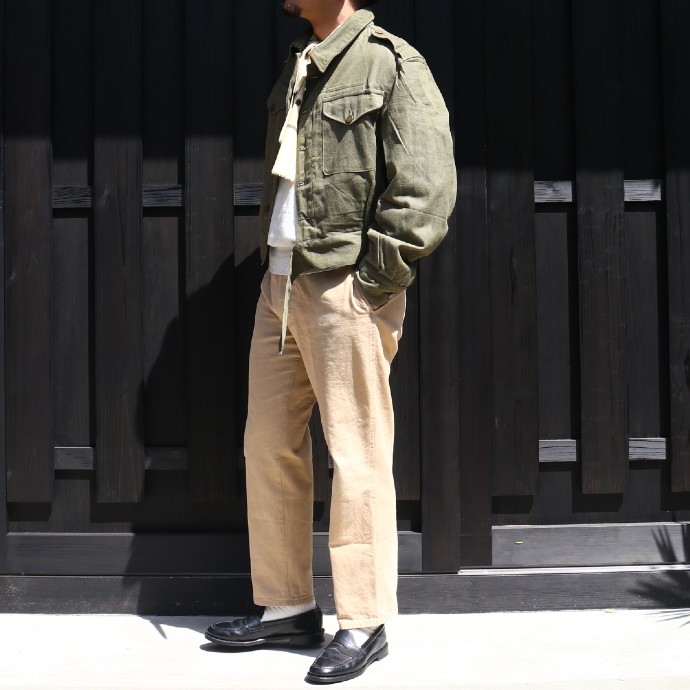 British Army Green Denim Jacket Battle Dress Jacket Dead Stock