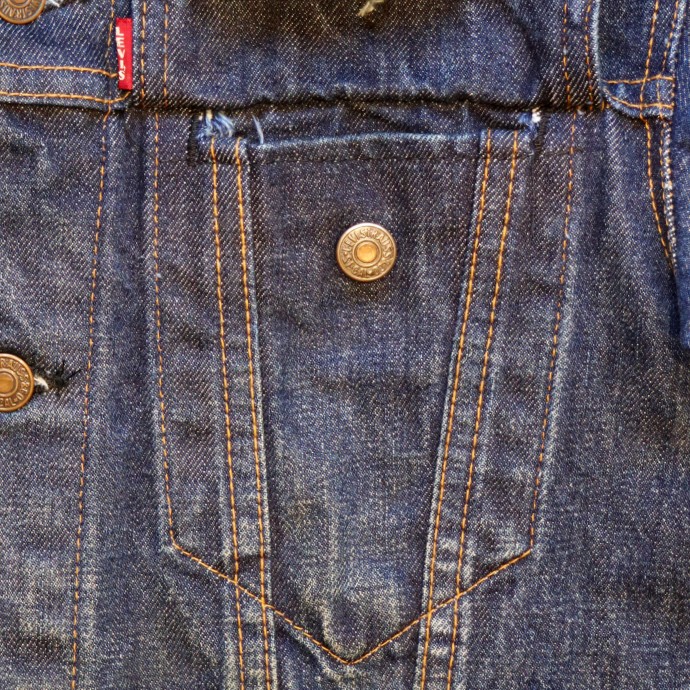 Levi's G Jean denim jacket big E mail order Kanagawa