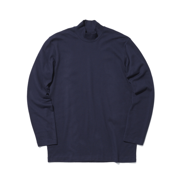เสื้อยืดคอกลมแขนยาว --NAVY ANATOMICA