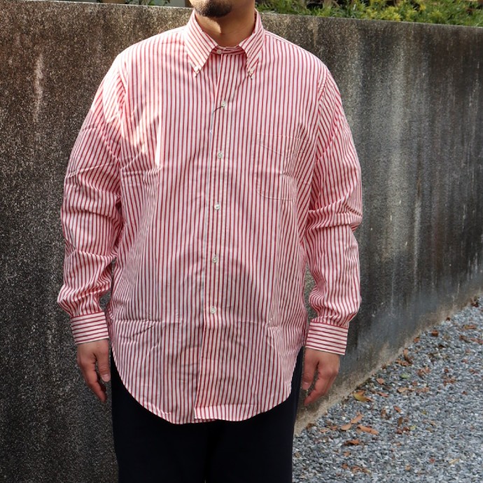 เสื้อเชิ้ต Anatomica Button Down BD เสื้อ Candy Stripe
