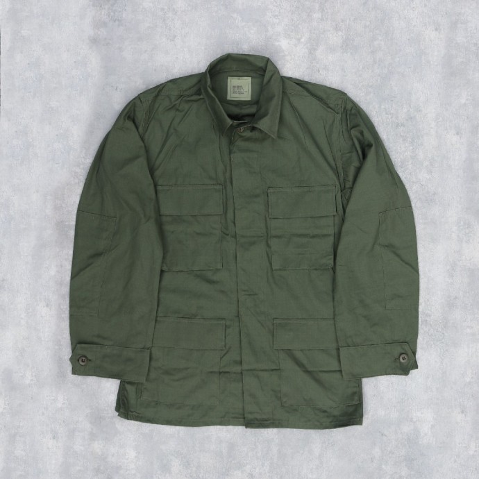 US Army RIPSTOP BDU JACKET OLIVE DEADSTOCK (แจ็คเก็ต RIPSTOP BDU ของกองทัพสหรัฐฯ Olive Deadstock)