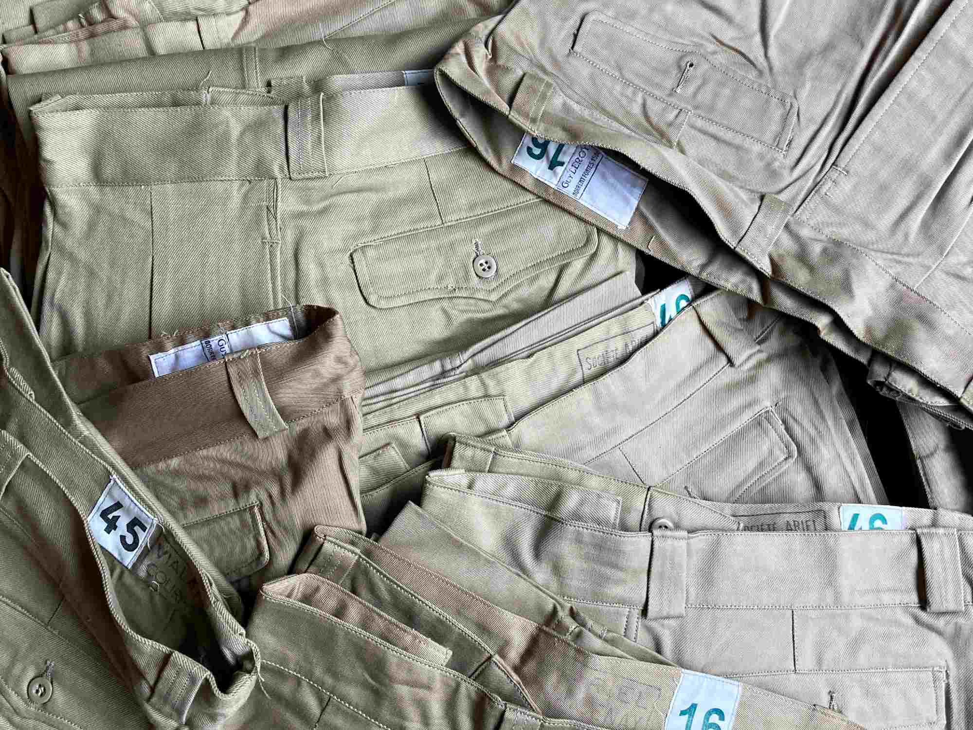 จุดสุดยอดของกางเกงชิโน กองทัพฝรั่งเศส Chino M52 มาถึงในสต็อกจำนวนมาก