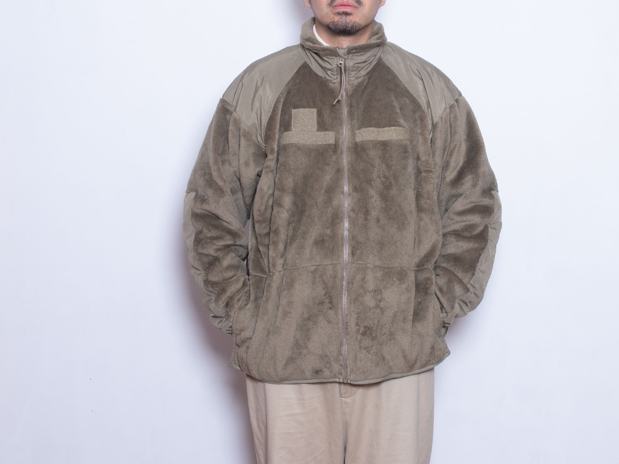ECWCS GEN3 LEVEL3 POLARTEC เสื้อแจ็คเก็ตผ้าฟลีซสภาพอากาศหนาวเย็น DEADSTOCK COYOTE