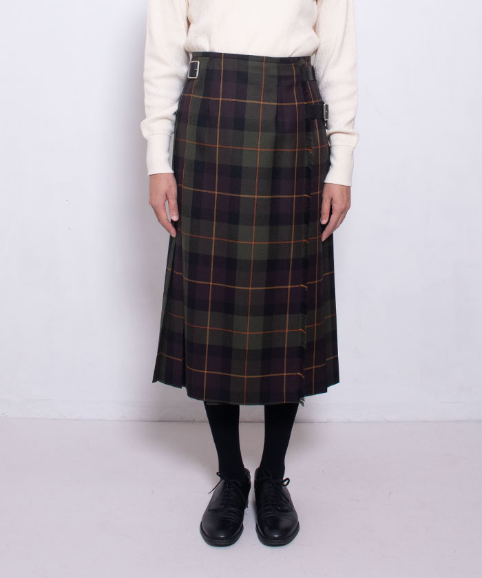 กระโปรงสั้นสั้น O'Neill of Dublin สีเขียวยาวปานกลาง