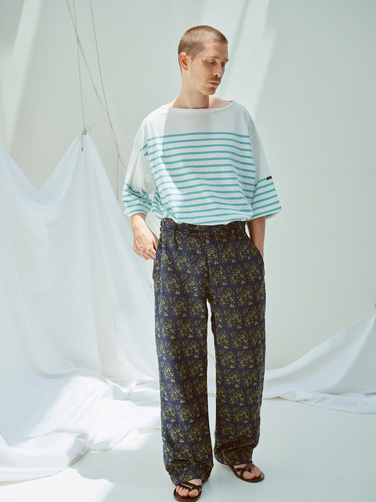 【OUTIL】สินค้าใหม่ 2026SS เสื้อเชิ้ตสไตล์บาสก์สุดหรูที่เปล่งประกาย: TRICOT HABAS