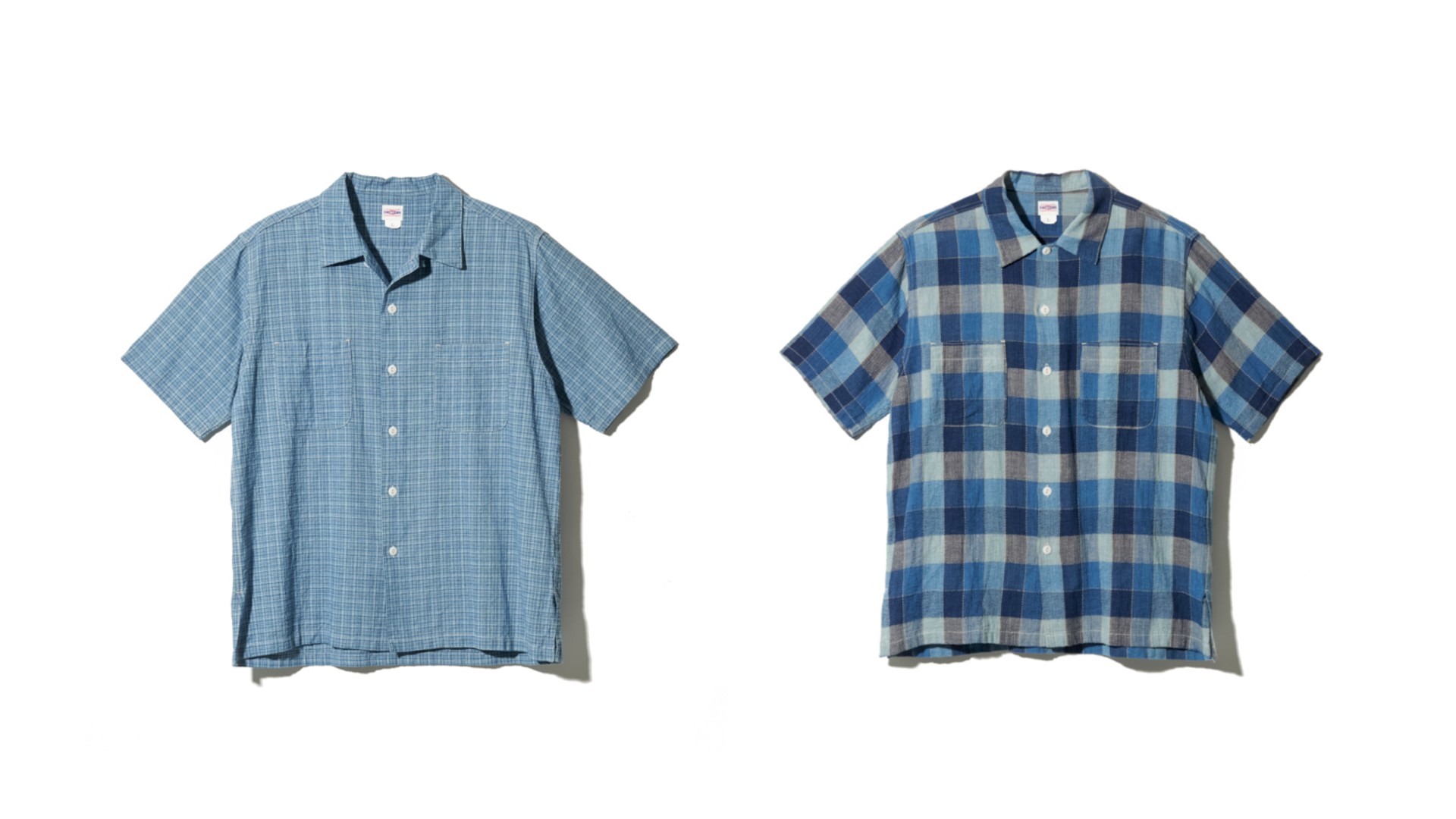 [BIG YANK] U54 QLS SHIRT INDIGO CREPE是一件用shijira编织的短袖衬衫，目前已有现货。