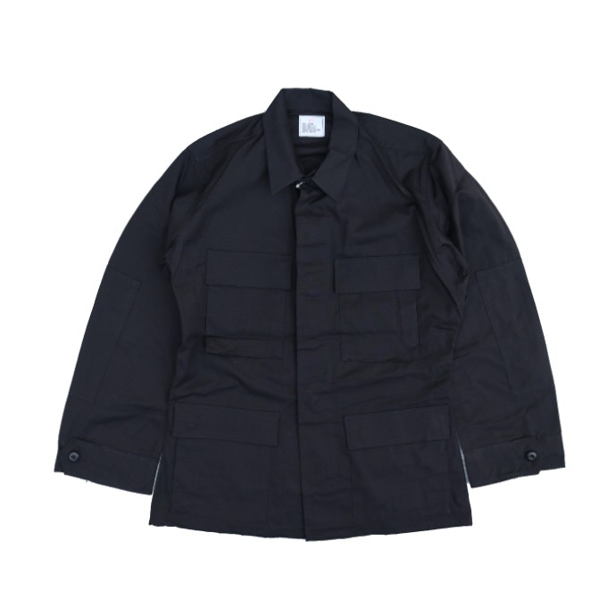 US ARMY RIPSTOP BDU JACKET BLACK DEADSTOCK(U.S. Army Ripstop BDU Jacket Black Deadstock)